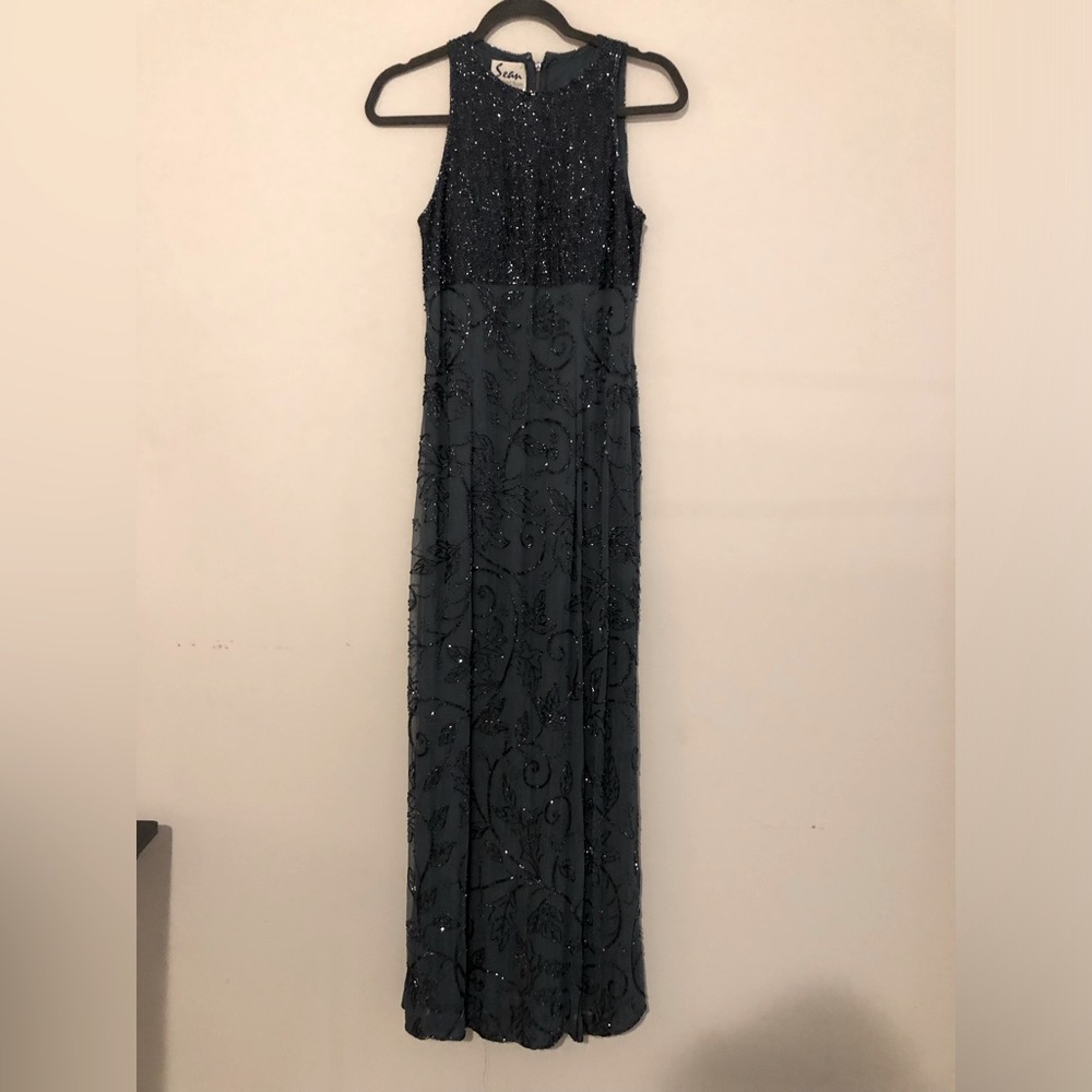 Silk/sequined maxi dress, GUC